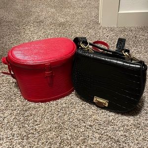 Black and Red Crossbody Purses